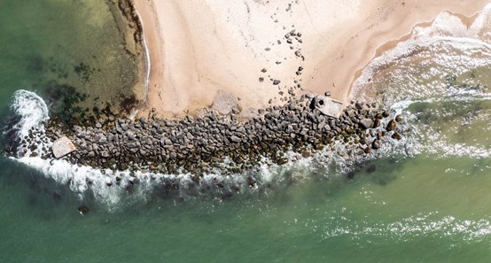 Nyd den skønne natur ved stranden